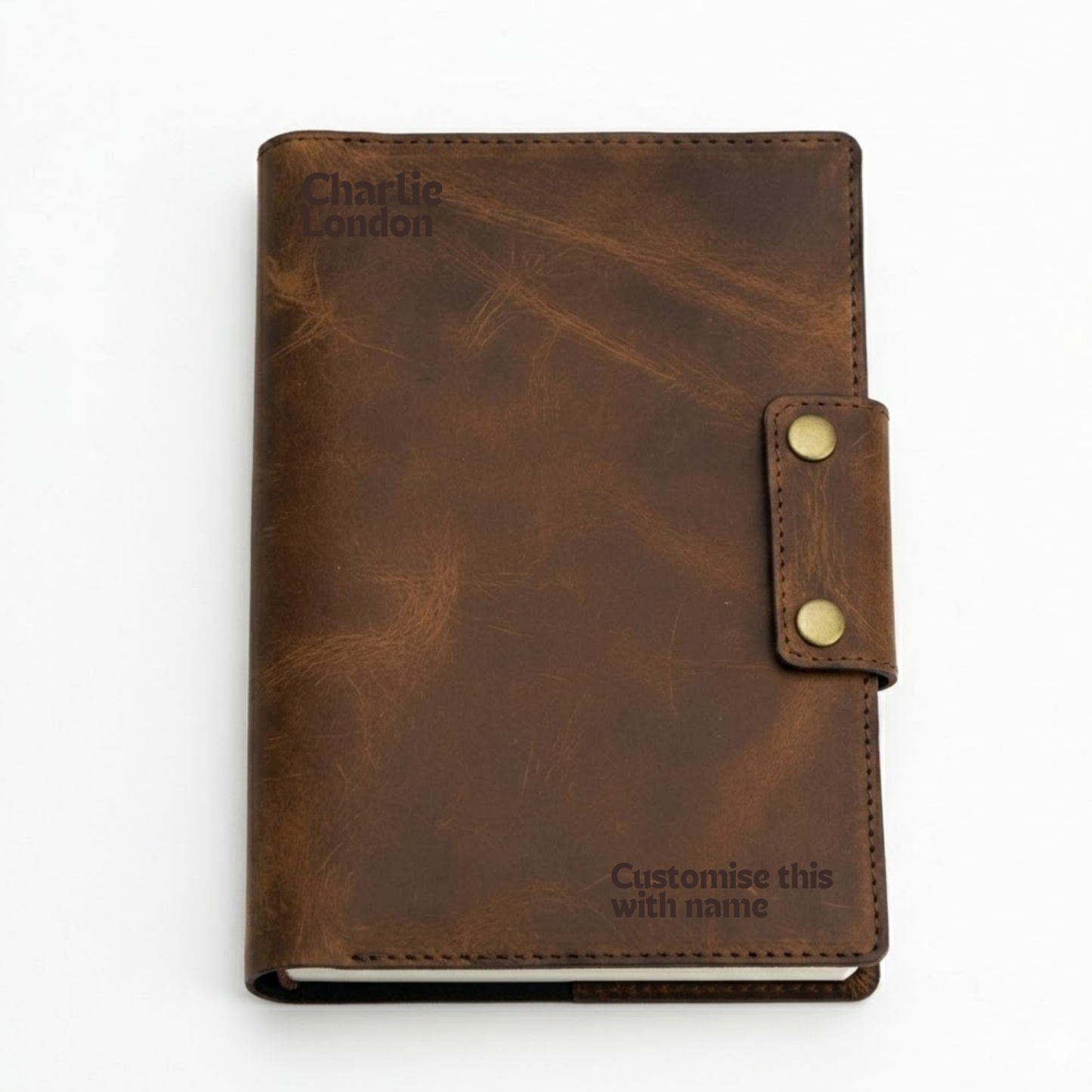 Custom Personalized Leather A5 Notebook