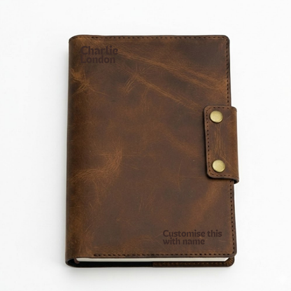 Custom Personalized Leather A5 Notebook