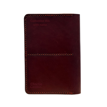 Custom Personalized Leather Passport Holder