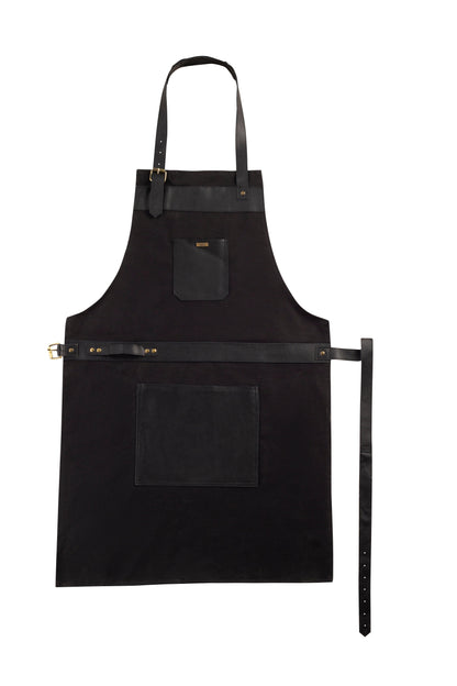 Personalised Leather, Canvas & Denim Apron – A Special Gift for Grandad