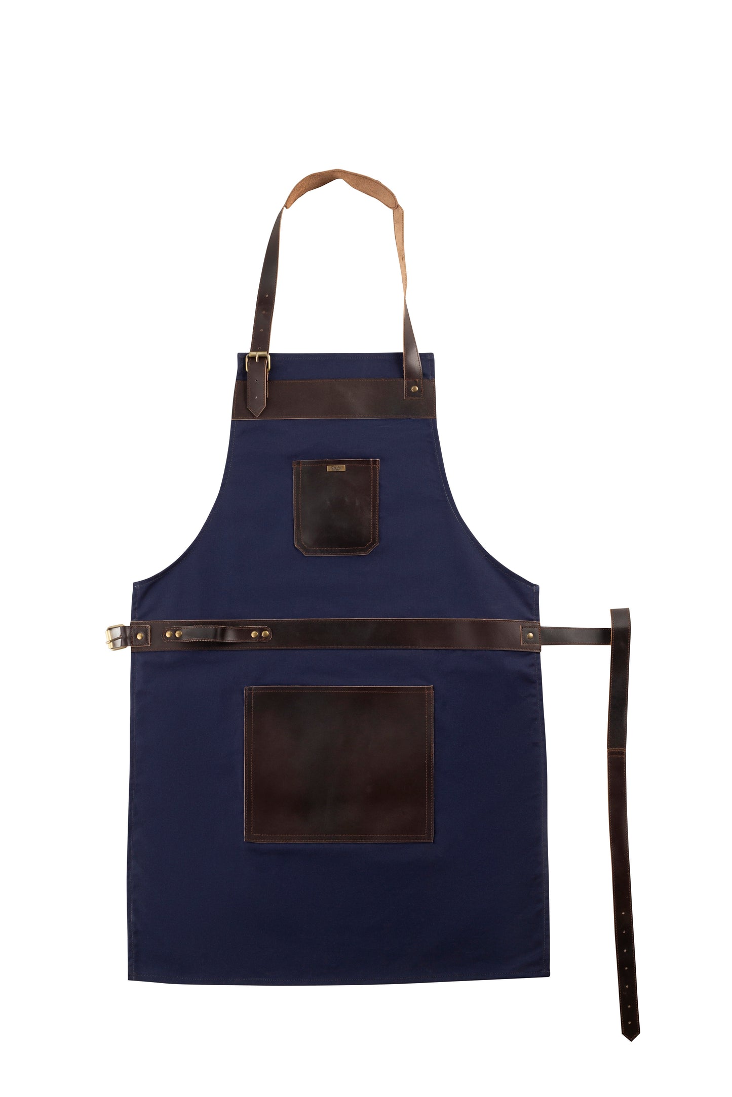 Personalised Leather, Canvas & Denim Apron – A Special Gift for Grandad