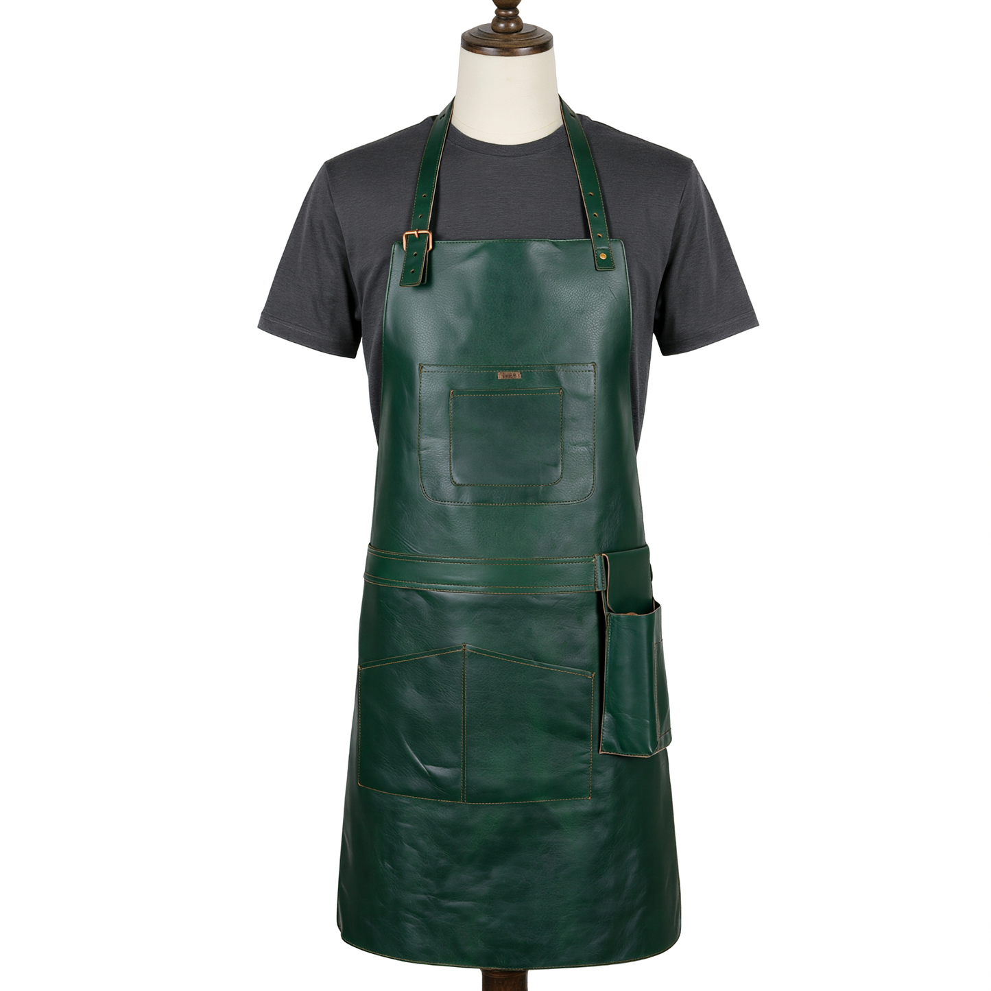 Personalised Leather & Canvas Aprons for Men, Dad and BBQ Lovers