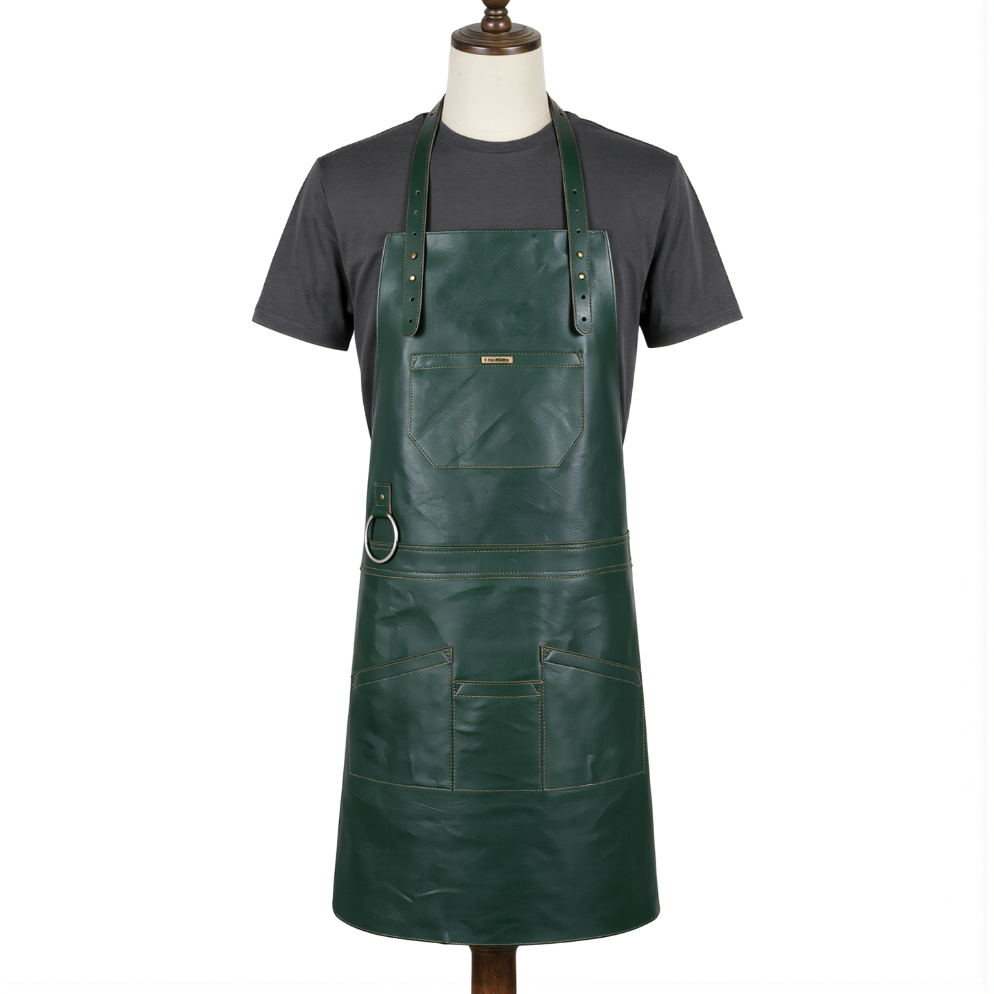 Personalized Gifts for Him –Embroided Leather & Canvas Apron