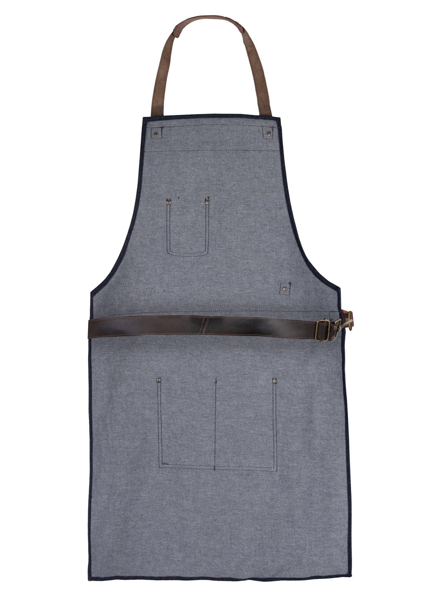 Handcrafted Classic Chef Leather Aprons for mens and womens -