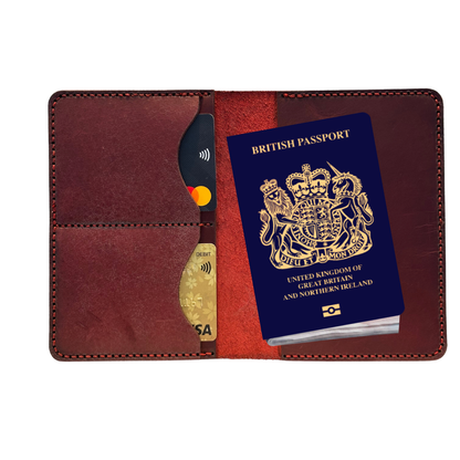 Custom Personalized Leather Passport Holder
