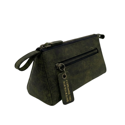 Bespoke Leather Cosmetic Makeup Bag
