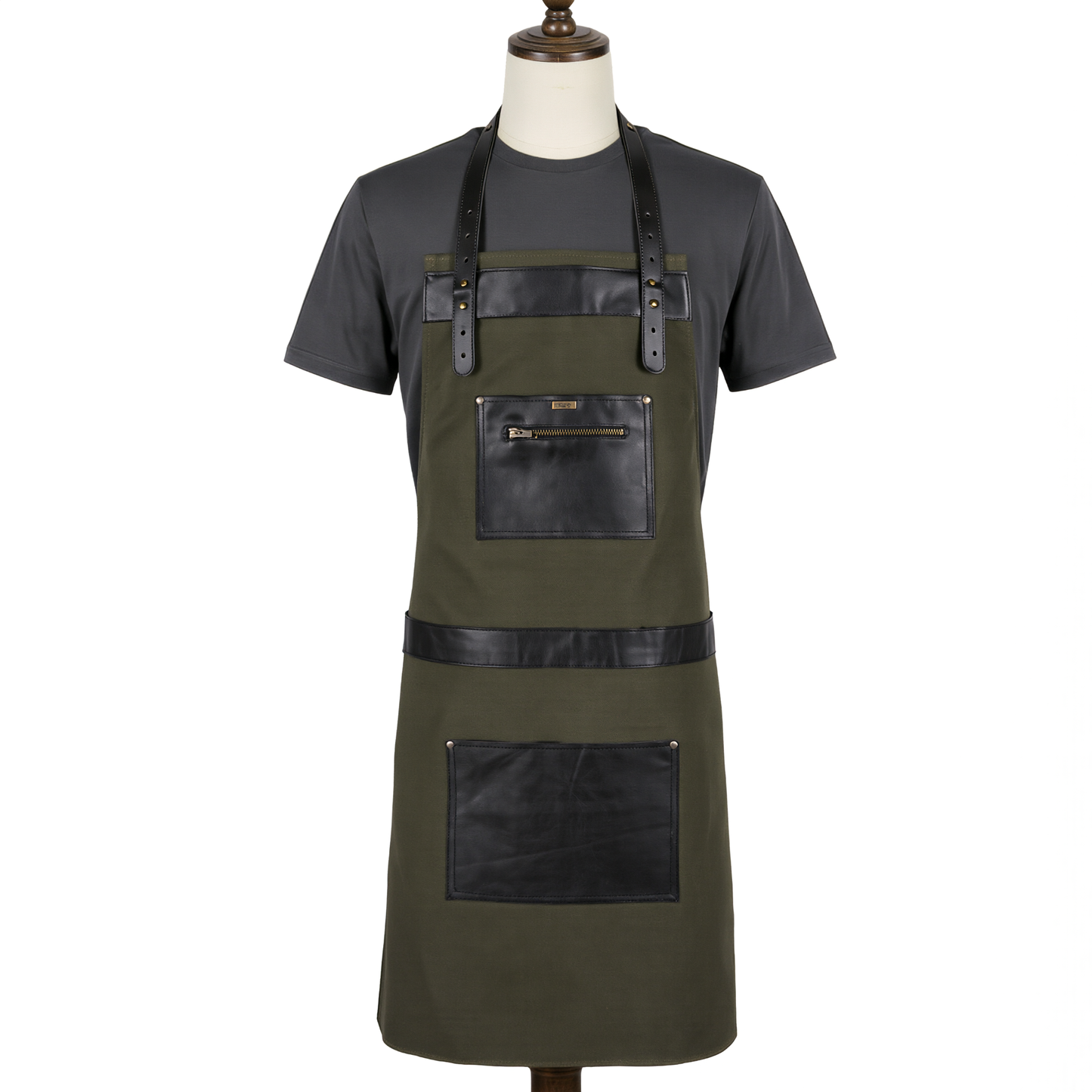 Personalised Leather & Canvas Apron – A Special Gift for Dad
