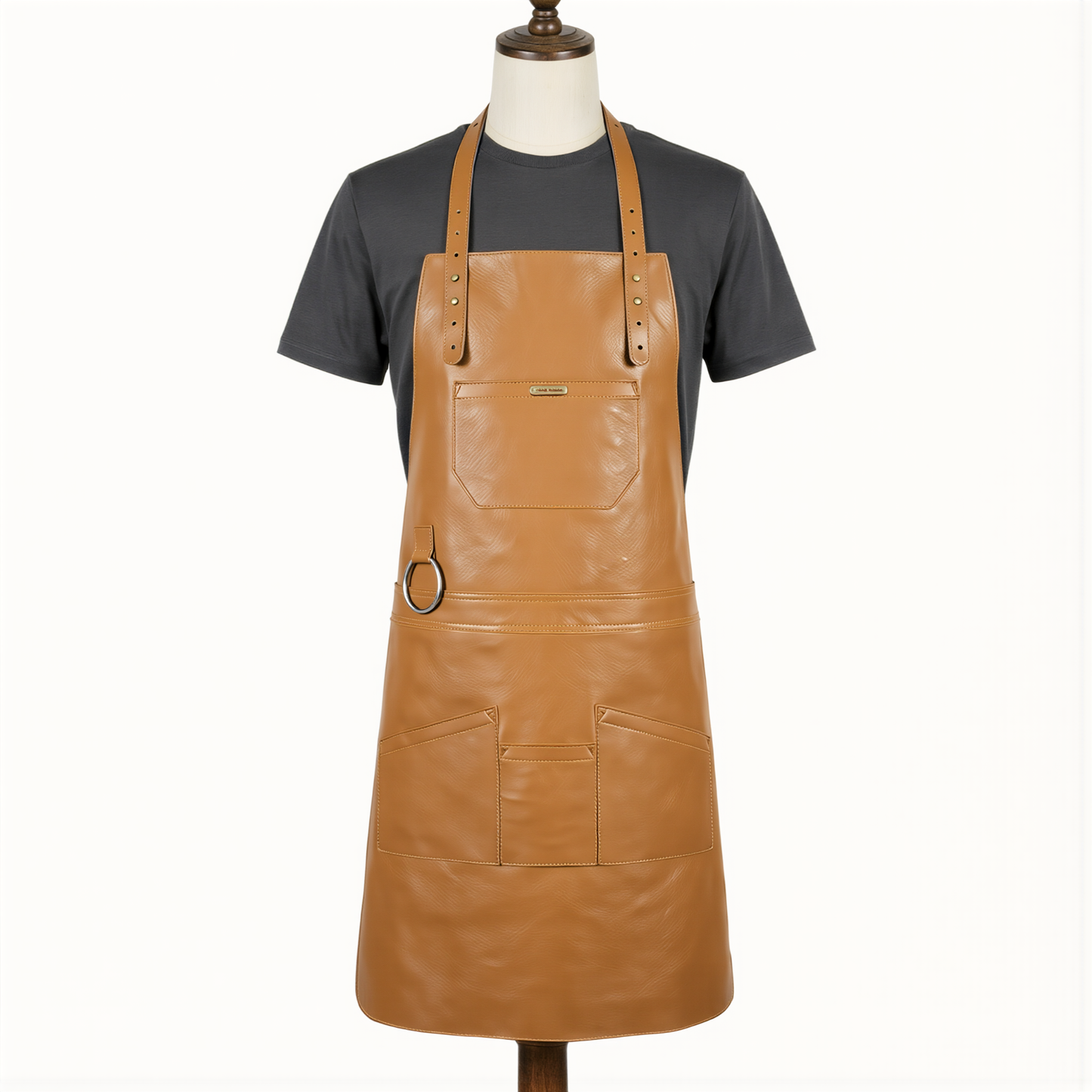 Personalized Gifts for Him –Embroided Leather & Canvas Apron